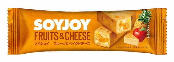 フルーツたっぷりのベイクドチーズケーキ風の味わい「SOYJOY フルーツ＆ベイクドチーズ」新発売