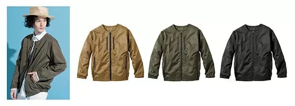 ファッション性にこだわったブランドから22年版空調服が発売！　ファン穴隠し仕様付き