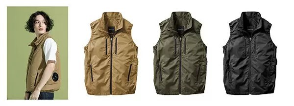 ファッション性にこだわったブランドから22年版空調服が発売！　ファン穴隠し仕様付き