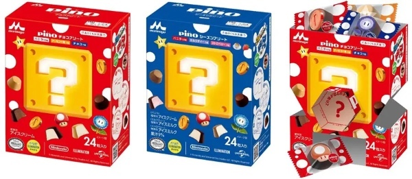 「ピノ」と「ザ・スーパーマリオブラザーズ・ムービー」がコラボ！「ピノガチャ」やフタ裏でオリジナルの遊びが楽しめる