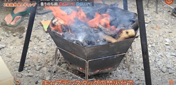 【3家族キャンプ】夏の思い出⛺️囲炉裏スタイルで楽しむ大人数ファミリーキャンプ！