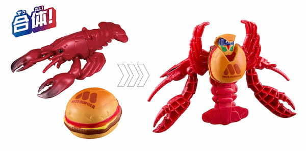モスバーガーが合体ロボに?!バンダイの合体ロボシリーズ「ユニトロボーン」とコラボレーション
