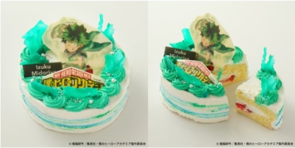 TVアニメ「僕のヒーローアカデミア」×Cake.jpコラボ 主人公「緑谷出久」をはじめとする人気キャラクターのオリジナルケーキとケーキ缶が3月17日より新登場!