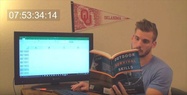【エクセルの底】エクセルに勝った男！ひたすら↓キーを押し続け９時間かけて最終行までたどり着く全記録映像がすごい！