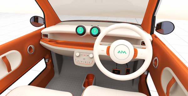 AIM、2025年発売予定の超小型モビリティ「AIM EV MICRO 01」を初公開。「JAPAN MOBILITY SHOW 2023」に出展