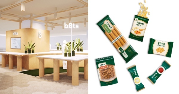 体験型ストア「b8ta Osaka – Hankyu Umeda」にて、4月12日オープンに合わせZENB商品を出品