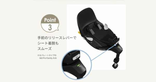 世界初。チャイルドシートに新発想の「スライド」技術を搭載したMAXI-COSI(マキシコシ)『360PRO FAMILY』発売