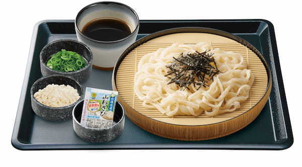 【なか卯】~健康応援!体脂肪を減らす「山わさび」~なか卯の「山わさびざるそば」登場!
