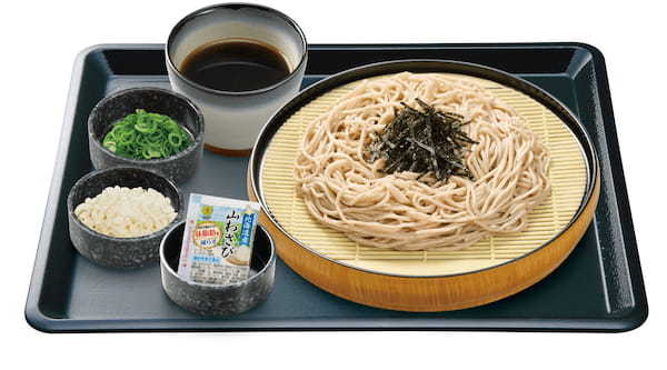 【なか卯】~健康応援!体脂肪を減らす「山わさび」~なか卯の「山わさびざるそば」登場!
