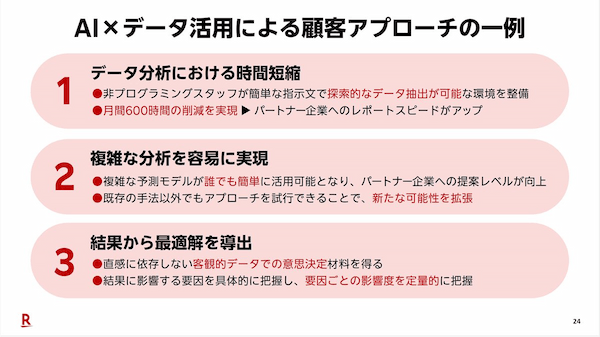 楽天、AIで店舗の客離れの兆候を検知し改善提案…誰でも簡単に複雑な予測