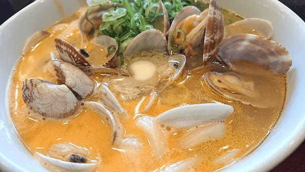 寒い日に腹の中からぽっかぽか なか卯「あさりバターうどん」で気分は潮干狩り