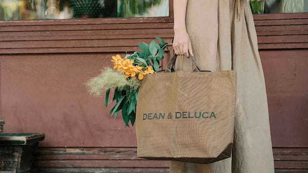 【DEAN & DELUCA】メッシュトートバッグ ゴールド　2024年夏限定発売