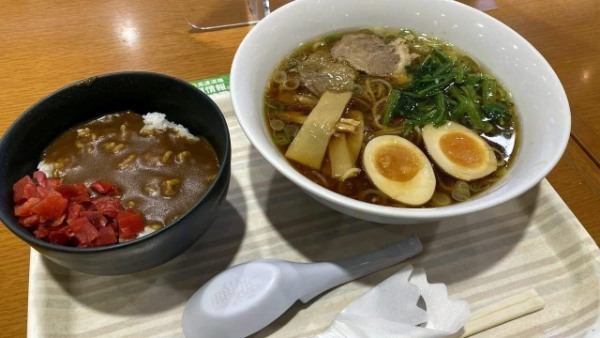 【満腹ドライブ】トンネルを抜けたので、生姜醤油ラーメン