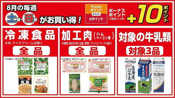 【ポイ活】8月は毎週土曜日・日曜日がおトク！賢くポイントをためるなら、週末のローソンストア100が狙い目