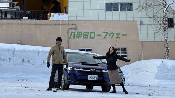 SUBARU 力強いストロングハイブリッドのクロストレックと上質なレイバックで雪上ドライブ【試乗記】