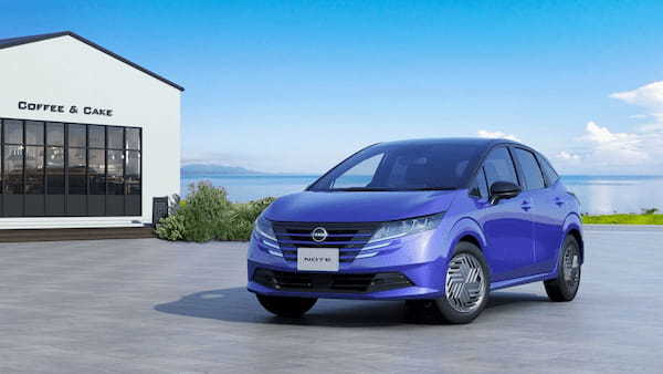 日産　ノートをマイナーチェンジ　フロントデザインを一新