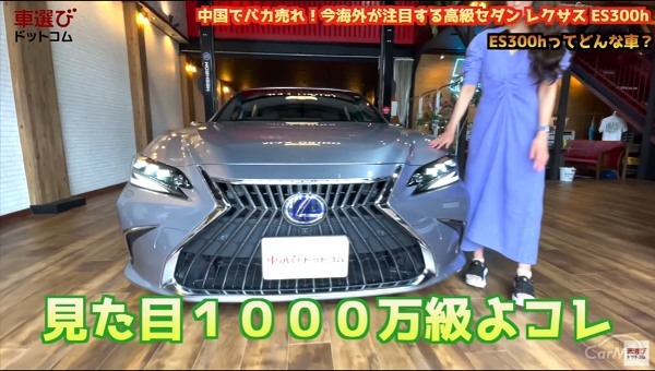 700万円が安く感じる?!【レクサス ES300h バージョンL】土屋圭市 が1000万円級の品質を堪能…【動画あり】