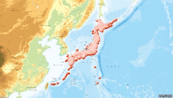 鬼が住んでいそうな場所を衛星から探してみたら、47カ所見つかった