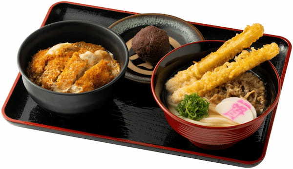 北九州のソウルフード「資さんうどん」の大人気メニュー「資さんしあわせセット」がバリューアップ!4月5日(水)~「ミニ丼」が3種類からチョイスできる「選べるしあわせセット」が期間限定で登場!