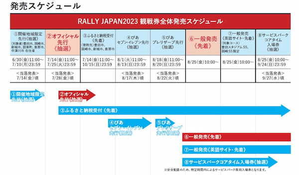 【WRC】2023フォーラムエイト・ラリージャパンの競技日程、チケット価格を発表