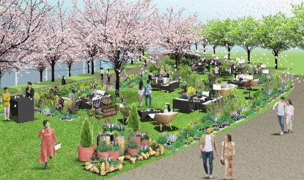 ザ・リッツ・カールトン東京のメニューと楽しむ期間限定屋外ラウンジ「THE SINGLETON BLOSSOM LOUNGE」