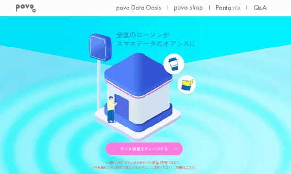 ローソン来店でデータが無料でもらえる「povo Data Oasis」を試した