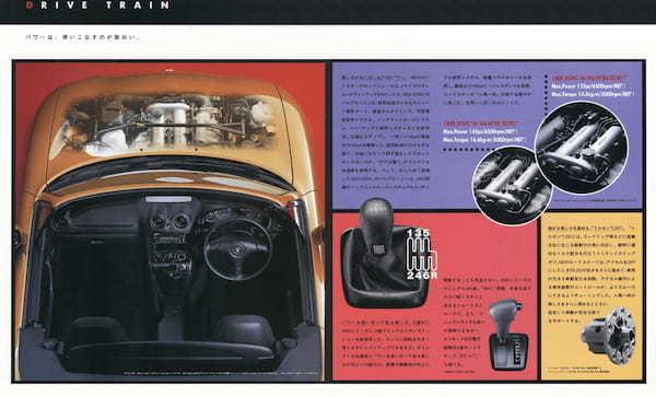 【復刻版カタログ】「面白いほど楽しめる」と宣言した２代目マツダ・ロードスター（NB6C／NB8C型）の肖像