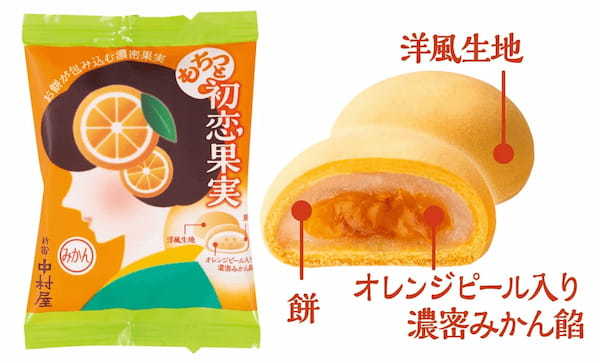 果肉入りの濃密餡×お餅のもちもち食感！手軽に食べられる新感覚の和焼菓子の新ブランド「初恋果実」（苺・みかん・白桃）　～2023年4月14日（金）本格発売～