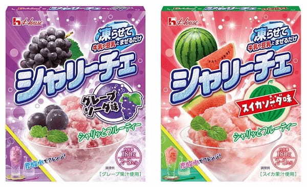 フルーチェ＆シャリーチェが、カルピス®と初コラボで登場！