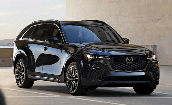 米国マツダがラージ商品群第3弾となる新型SUVの「CX-70」を初公開