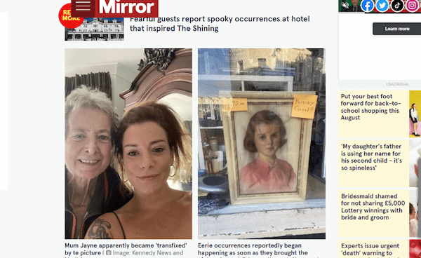 イギリスの「呪われた絵画」は本物の呪物か!? 不幸に見舞われた女性のエピソードがヤバイ！ 母親が絵を撫で始め…