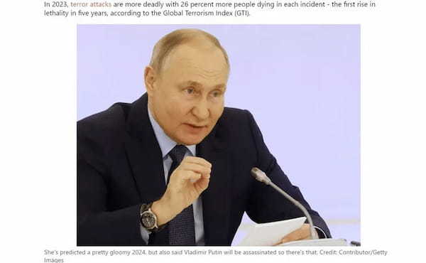 【予言】ババ・ヴァンガの2024年の深刻すぎる“4大予測”