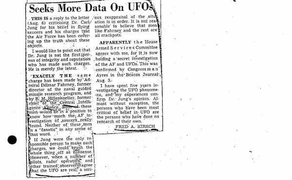 「米空軍はUFO情報を隠蔽している」心理学者ユングが痛烈に批判！ 永久封印されたUFO事件とは？