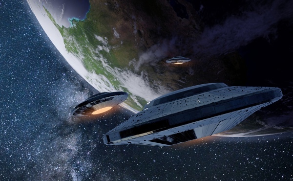 NASA科学者と宇宙飛行士が5機のUFOを目撃！ 「照明弾ではない」「正体はわからない」オレンジ色に点滅、高度を維持して飛行