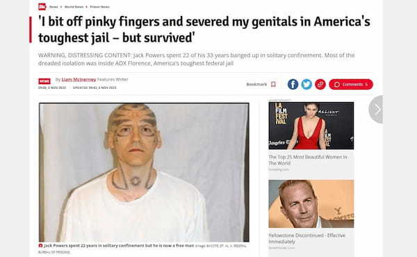 最悪の刑務所で生き残った男