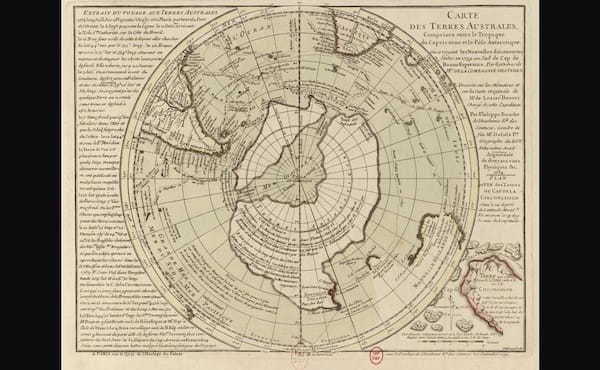 “氷のない南極大陸”を描いた古代の地図『ビュアシュ地図』とは