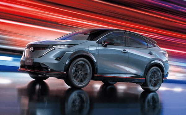 高性能クロスオーバーEVの日産アリアのNISMOモデルが正式発表。合わせて日産アリアの全グレードを発売