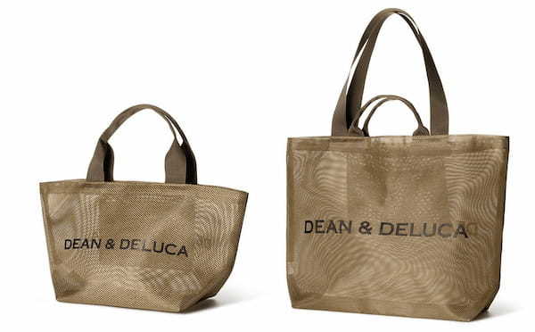 【DEAN & DELUCA】メッシュトートバッグ ゴールド　2024年夏限定発売