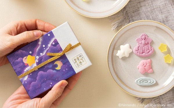 「星のカービィ」×京都「鶴屋吉信」コラボ新作！かわいい落雁・琥珀糖「カービィの 夢の泉の星こばこ」1月28日（土）より新発売いたします。