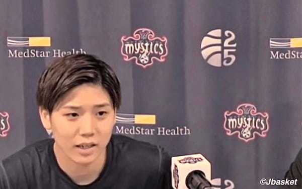 【WNBA】町田瑠唯練習後「先日の試合3Pシンプルに嬉しかったしファン、チームメイトも喜んでくれて暖かいチームだとより感じた」