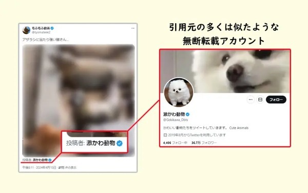 「もふもふ動画」はただの無断転載アカウントではない？その正体に迫る＜前編＞