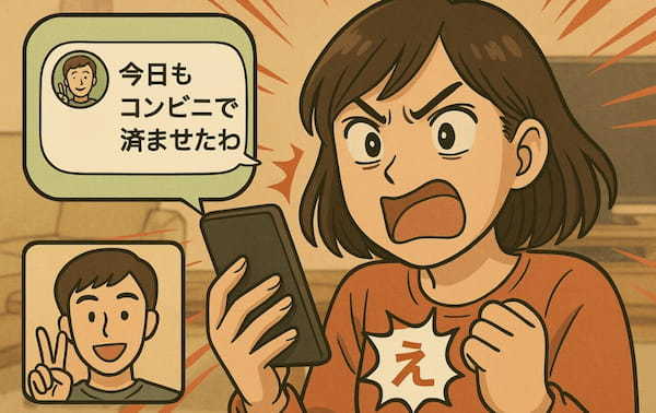 これは最悪!「今日もコンビニで済ませたよ」愛妻弁当捨ててまでコンビニ飯を食う夫!
