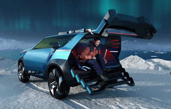 日産がジャパンモビリティショー2023に出展するEVコンセプトカーの第2弾「ハイパーアドベンチャー」をデジタルモデルで先行公開
