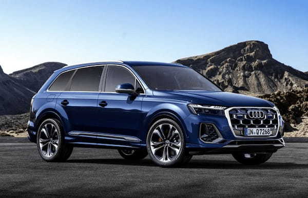 アウディのフルサイズSUVのQ7シリーズが再度の商品改良を実施