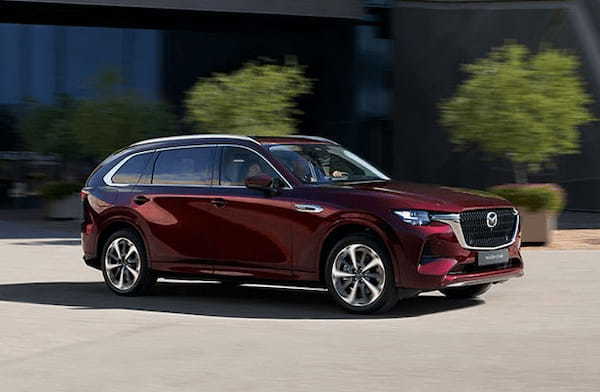 マツダがラージ商品群第4弾となる新型3列シートSUVの「CX-80」を欧州で初公開