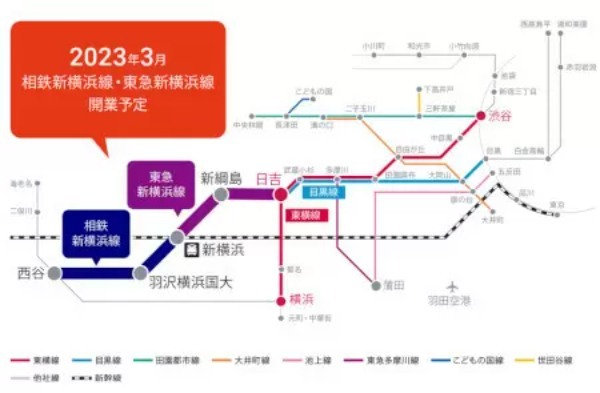 相鉄・東急直通線の運行計画概要判明、いずみ野線は東横線直通開始！