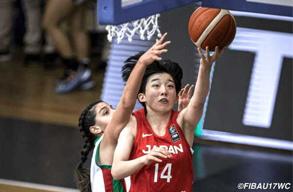 【FIBAU17WWC】女子日本代表は初戦メキシコを77-40と圧倒して勝利/#39佐々木杏花14得点(3P4本)9リバウンド