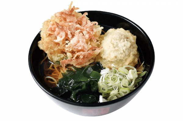 【箱根そば・春季限定おすすめメニュー】「桜海老のミニかき揚げ天とドデカ肉団子天そば」他、全3種類を2月22日(水)発売!