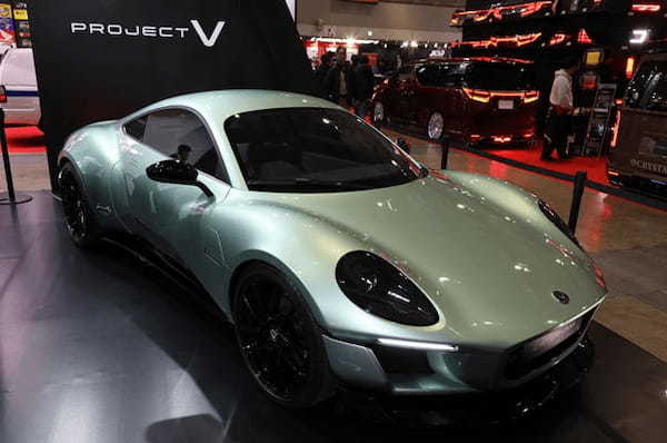 ケータハムのEVクーペのコンセプトカー「プロジェクトV」が日本初公開