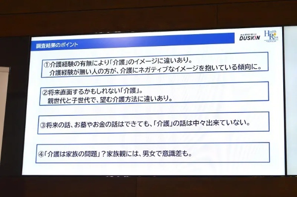 「家族・親族による介護」は子世代が56%望むのに対し親世代は26%と低め ダスキンヘルスレントが調査結果を発表